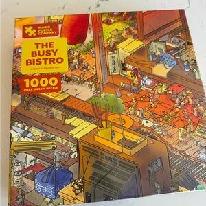 The Busy Bistro 1000-Piece Jigsaw Puzzle Like New